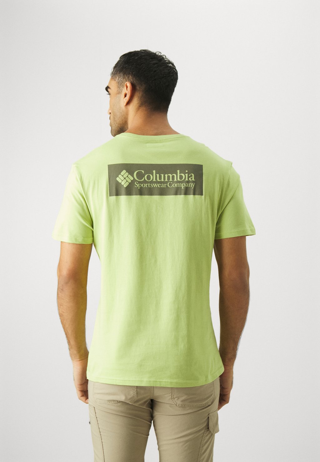 Футболка с принтом North Cascades Short Sleeve Columbia, цвет napa green