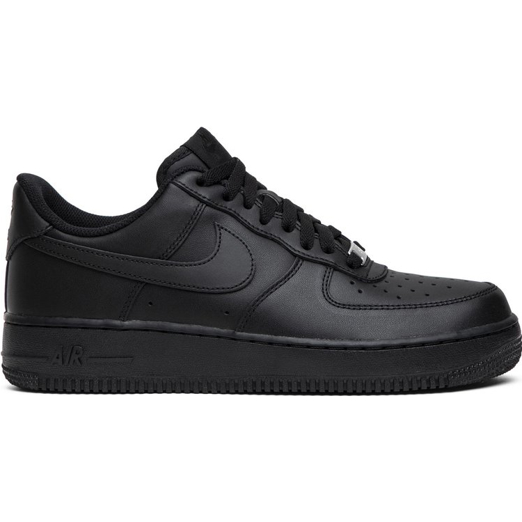 Кроссовки Nike Air Force 1 '07 'Black', черный кроссовки kinetix rabon black