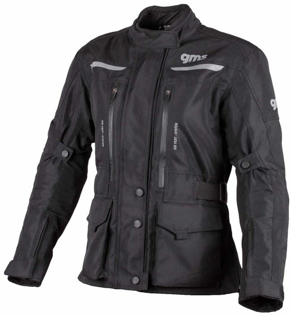 цена Куртка текстильная женская GMS Gear мотоциклетная, черный
