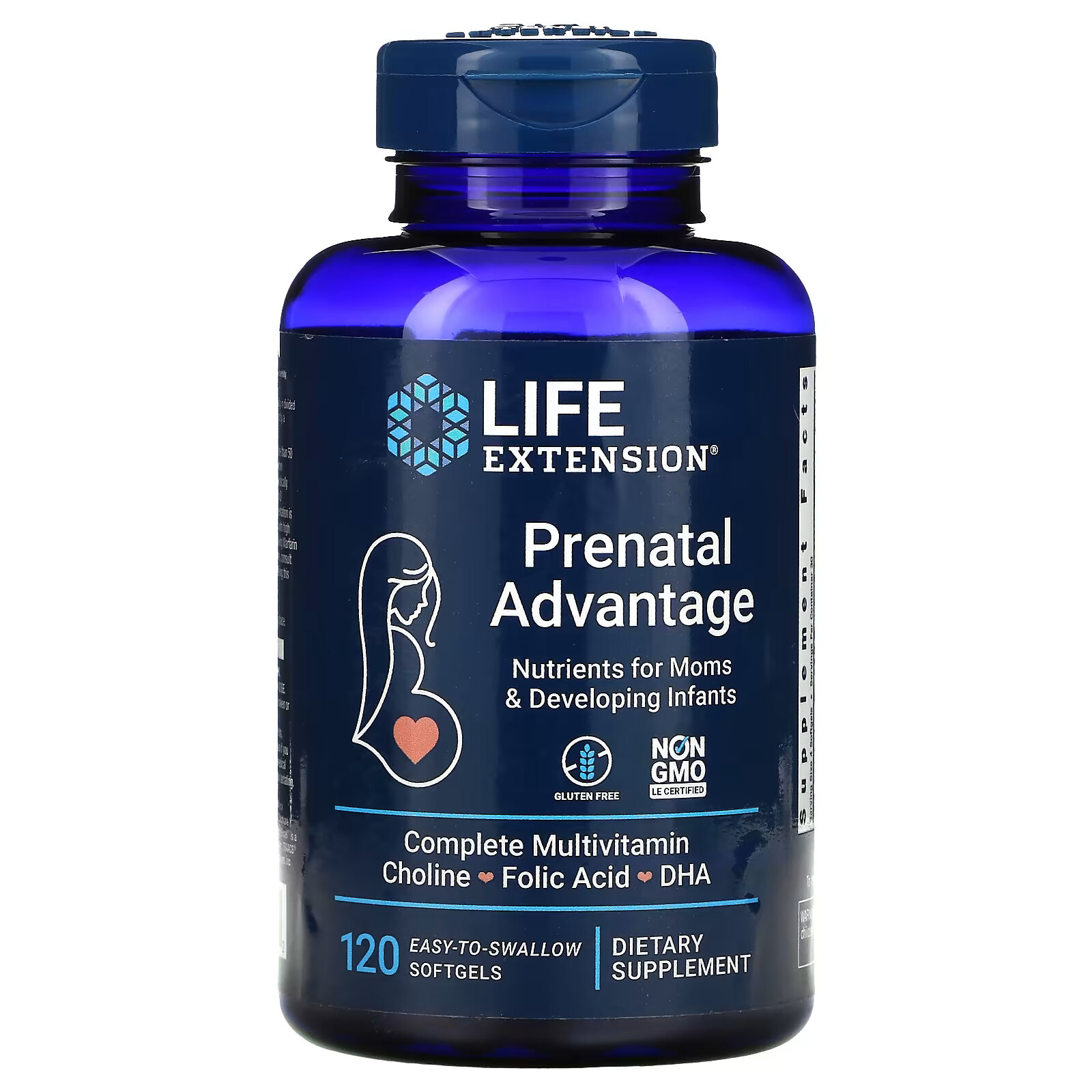 Life Extension, Prenatal Advantage, 120 легко проглатываемых капсул shade factor 120 капсул life extension