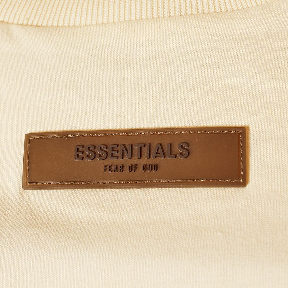 

Футболка Fear of God ESSENTIALS Kids Logo Long Sleeve Tee, Серый