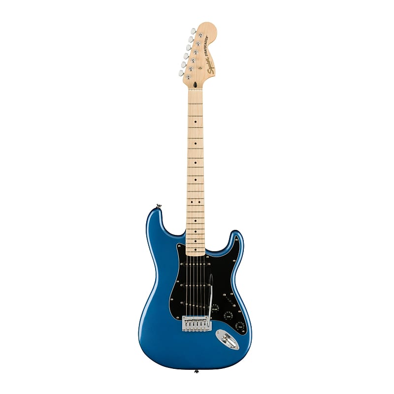 цена 6-струнная электрогитара Fender Affinity Stratocaster (для правой руки, синий Лейк-Плэсид) Fender Affinity Series Stratocaster 6-String Electric Guitar (Lake Placid Blue)