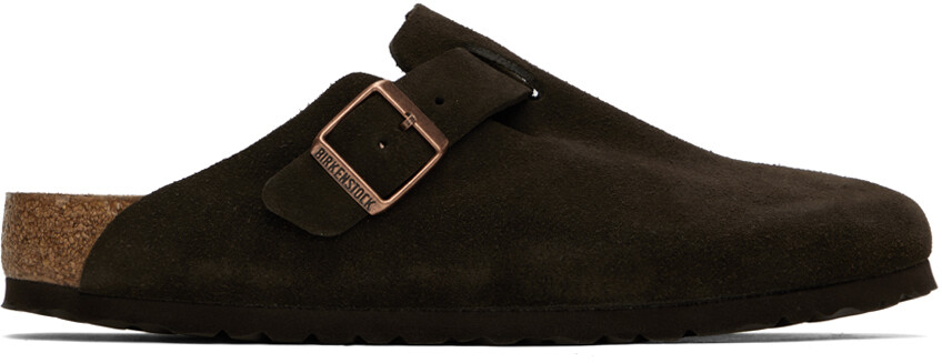 

Коричневые сабо Boston с мягкой стелькой Birkenstock