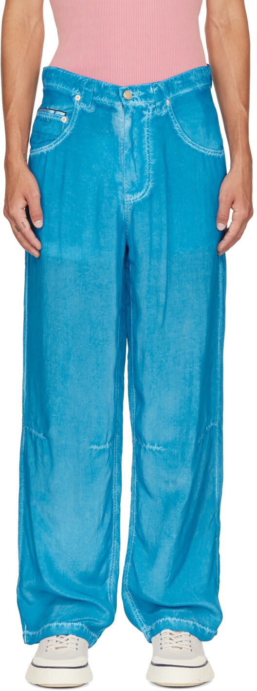 

SSENSE Эксклюзивные синие брюки Titan Eytys