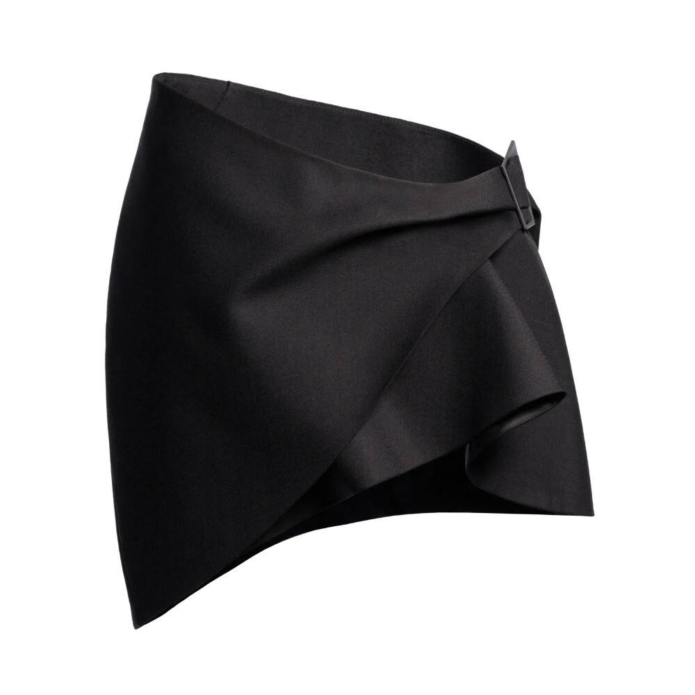 

Мини-юбка Mugler H&M, черный