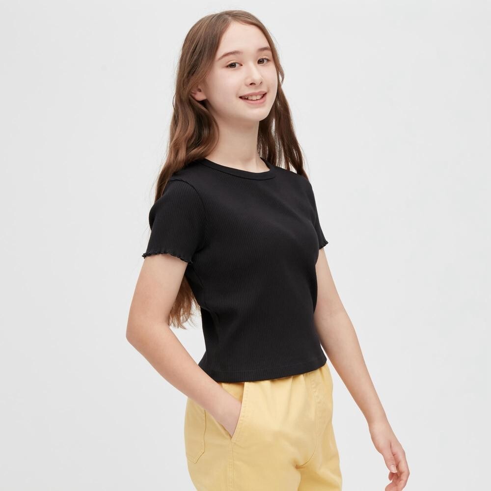 

Футболка хлопковая Uniqlo, черный