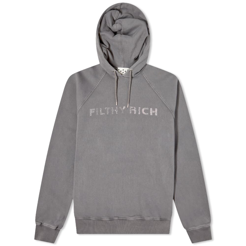 

Толстовка AVAVAV Filthy Rich Embellished Hoody, Серый
