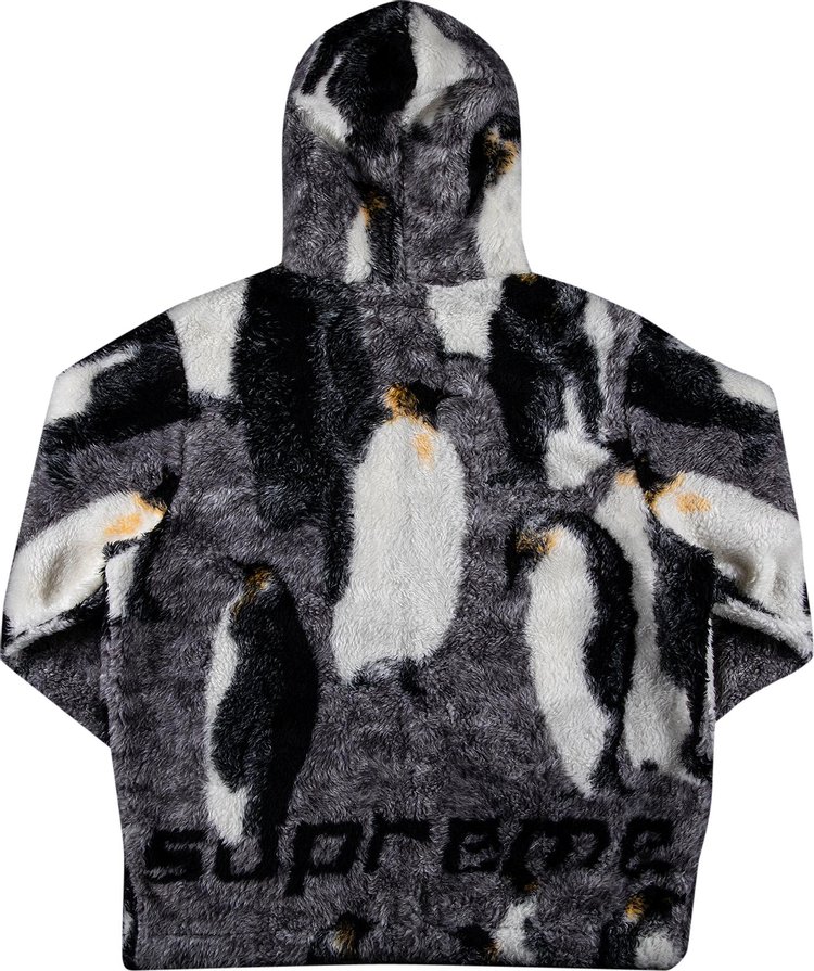 Заказать Куртка Supreme Penguins Hooded Fleece Jacket 'Black