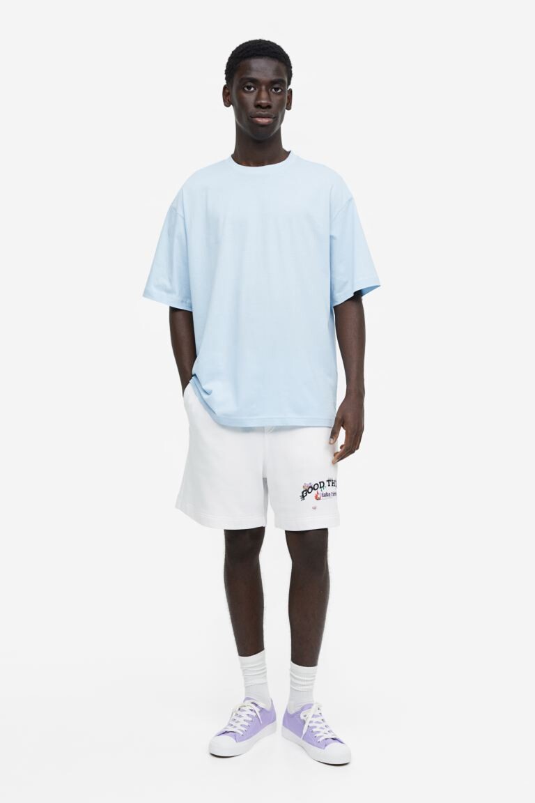 

Спортивные шорты стандартной посадки H&M, белый/хорошие вещи требуют времени