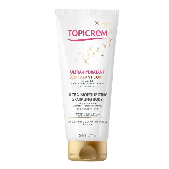 

Topicrem Ultra-Moisturizing Sparkling Body Ультраувлажняющий осветляющий лосьон для тела 200мл