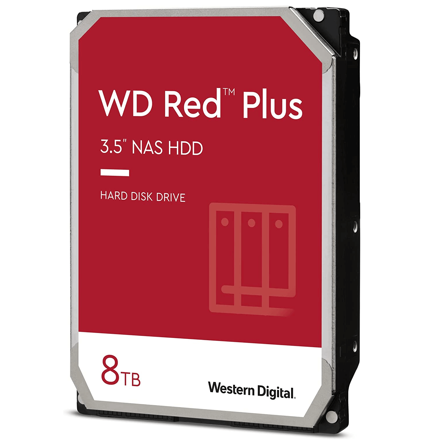 Жесткий диск Western Digital WD Red Plus 8 ТБ 3.5" WD80EFZZ - фото