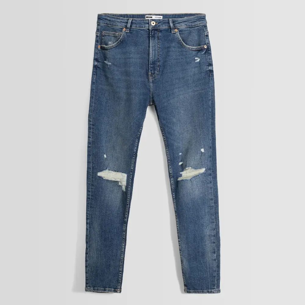 

Джинсы Bershka Ripped Skinny, синий