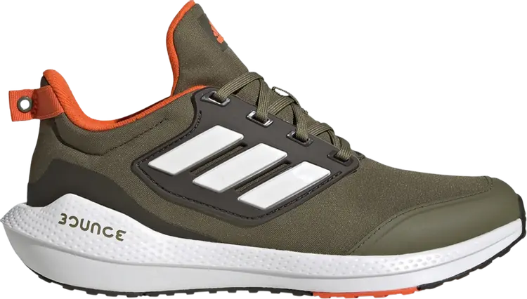 

Кроссовки Adidas EQ21 Run 2.0 J 'Focus Olive Orange', зеленый