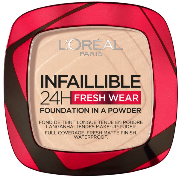 

L'Oreal Paris Пудра Infaillible 24H Fresh Wear Foundation 20 цвета слоновой кости 9 г