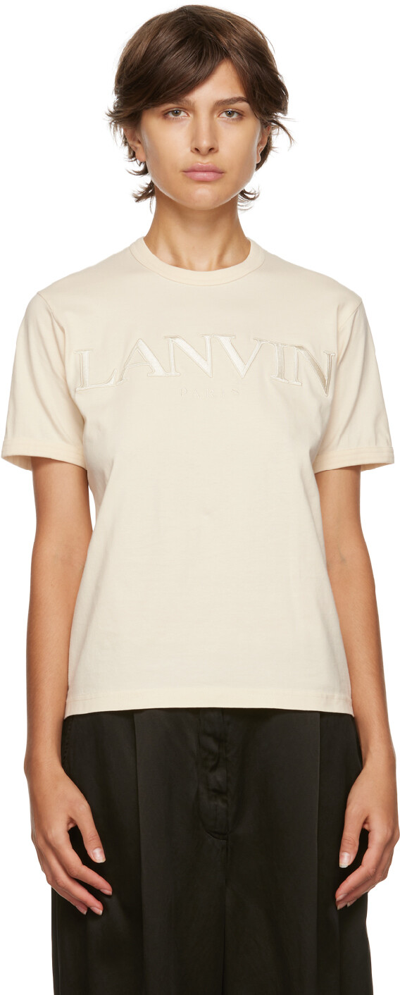 

Off-White футболка с вышивкой Lanvin