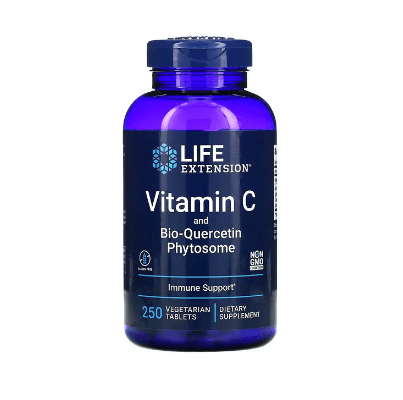 витамин с life extension 60 таблеток Витамин С и фитосомы био-кверцетина 250 таблеток Life Extension