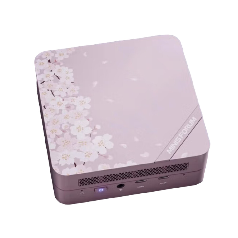 

Системный блок Minisforum UM690SE, Без ОЗУ и жесткого диска, R9-6900HX, розовый