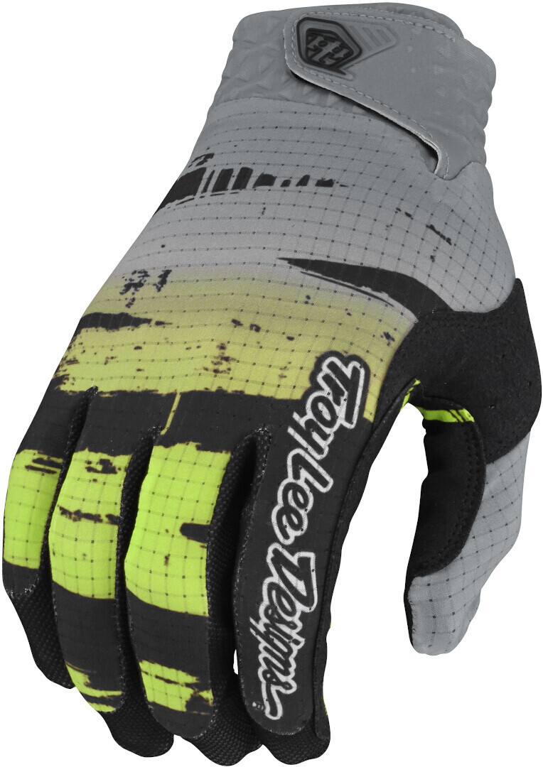 

Перчатки Troy Lee Designs Air Brushed для мотокросса, серый/желтый/черный