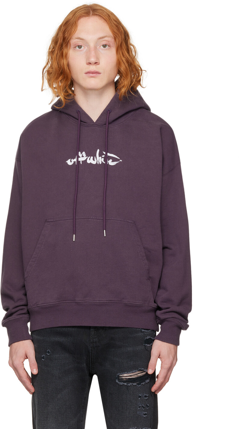 

Худи фиолетового цвета со стрелками Off-White
