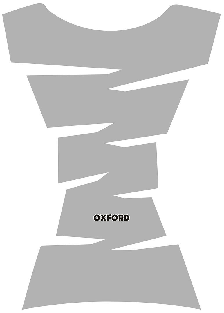 

Накладка на топливный бак мотоцикла Oxford Jagged, серебристый