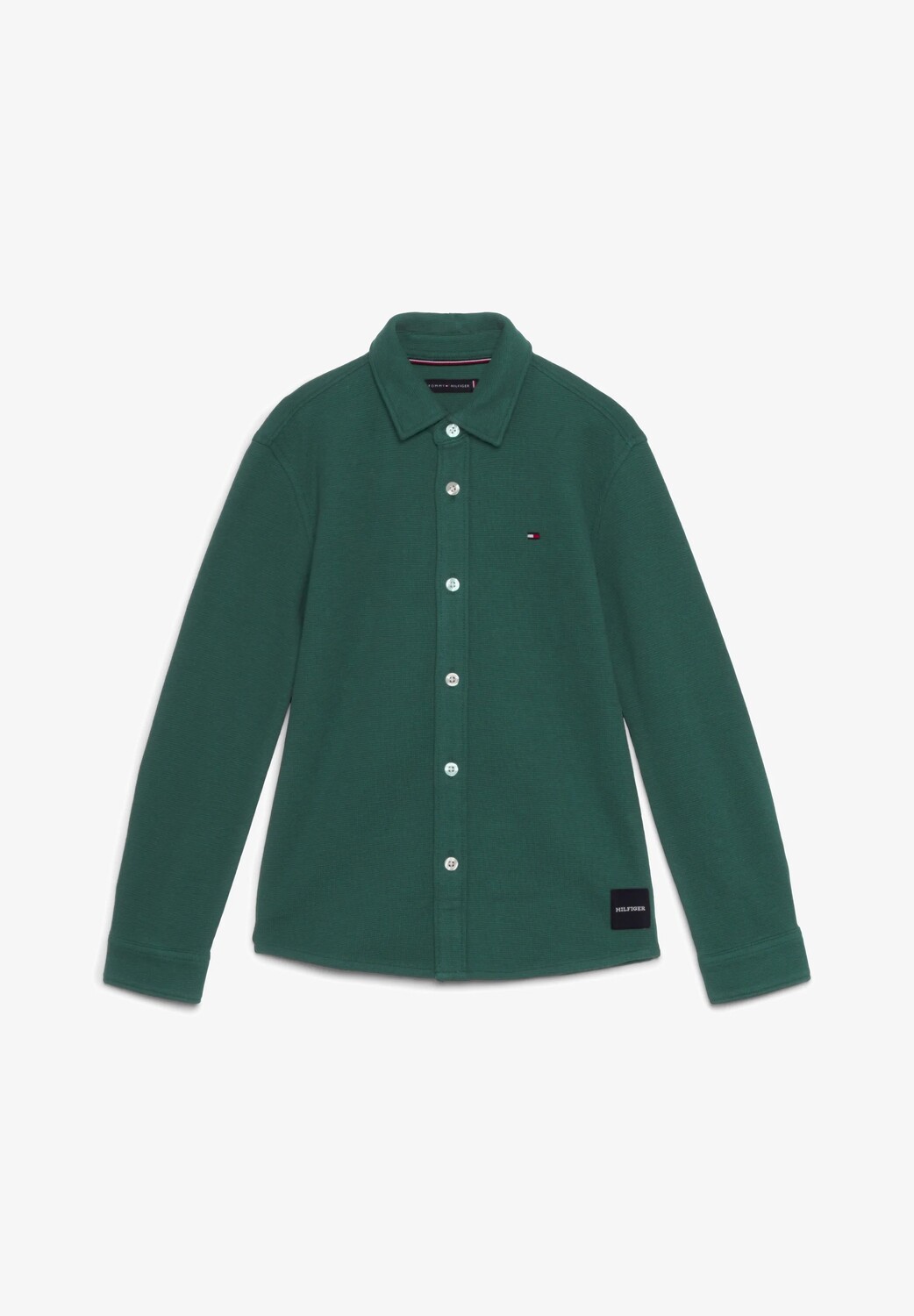

Рубашка Tommy Hilfiger SOLID WAFFLE, зеленый