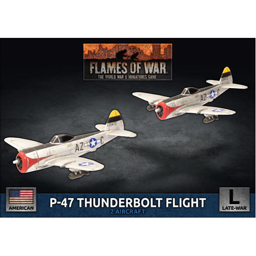 Фигурки Flames Of War: P-47 Thunderbolt Fight Flight (1:144) revell p 47 m thunderbolt 03984 1 72