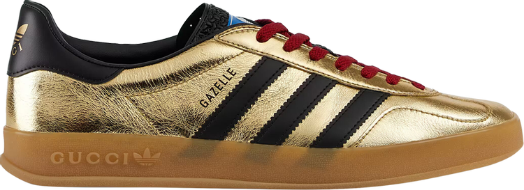 Adidas gazelle gold store and black