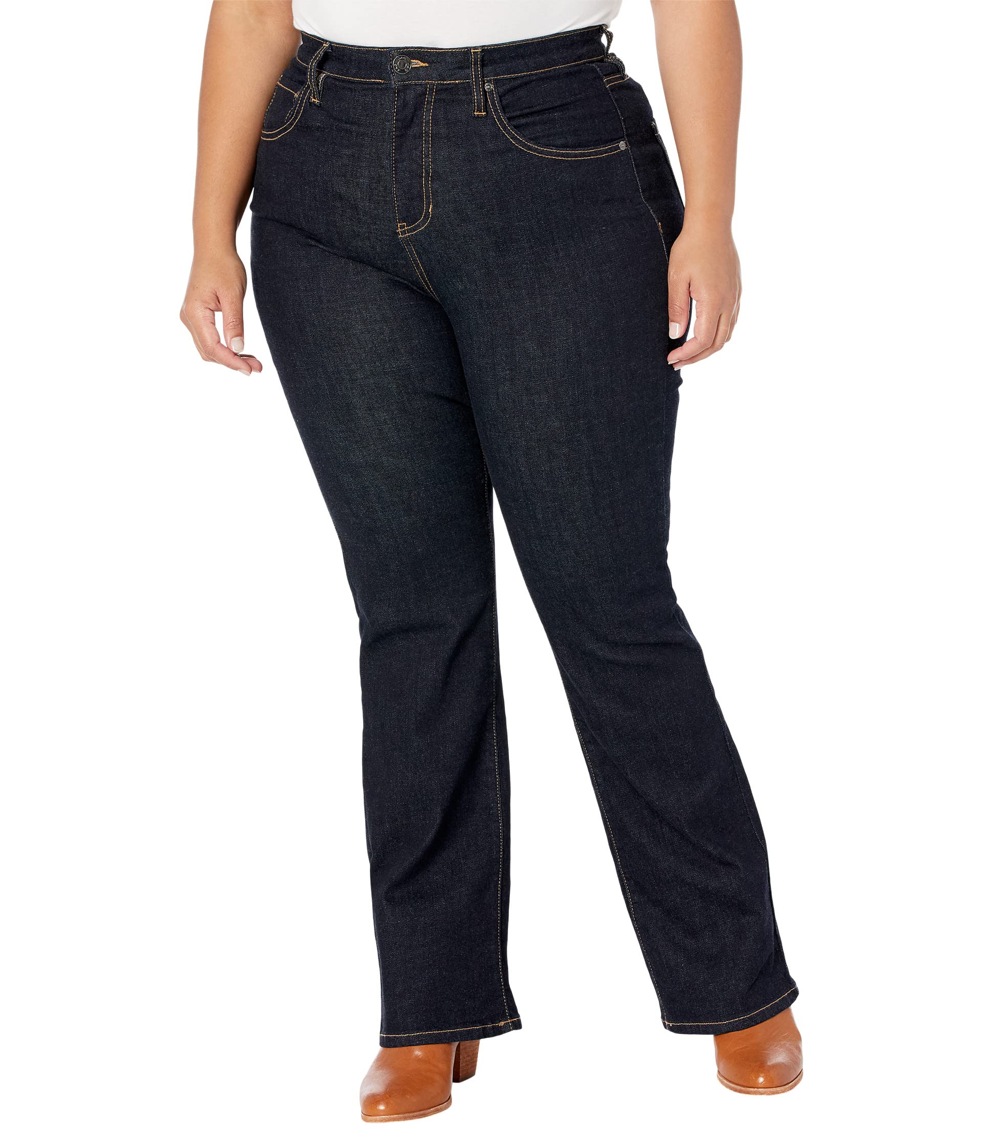 цена Джинсы Jag Jeans, Plus Size Phoebe High-Rise Bootcut Jeans