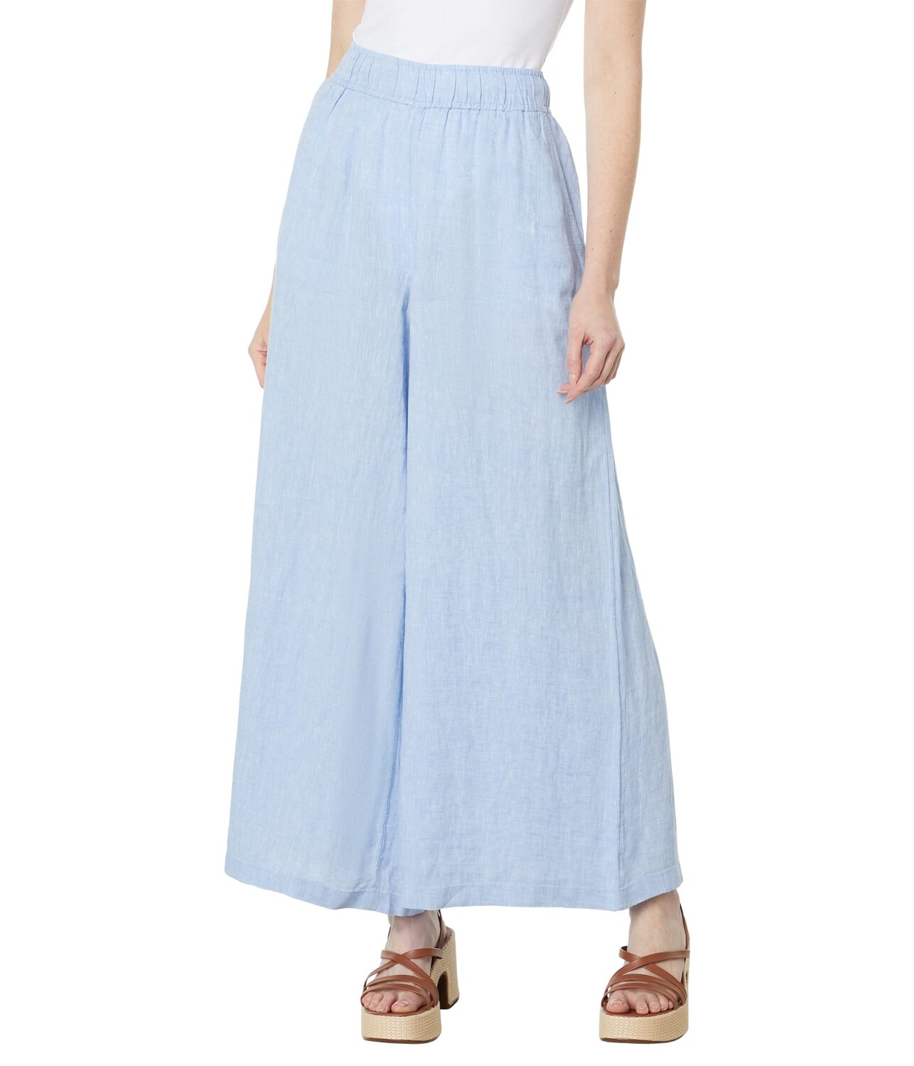 

Брюки с высокой посадкой Vineyard Vines, Wide Leg Linen Pants