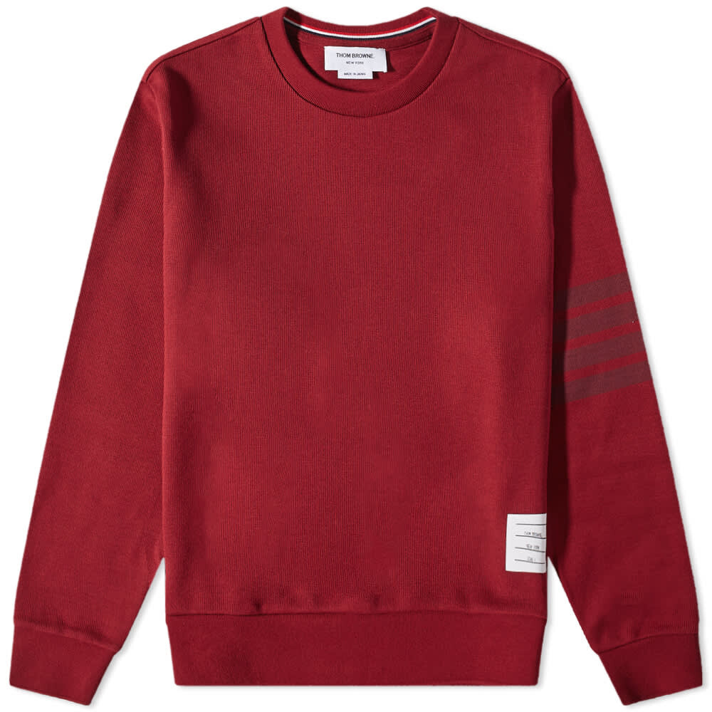 

Толстовка Thom Browne Crew Neck Sweat, Красный