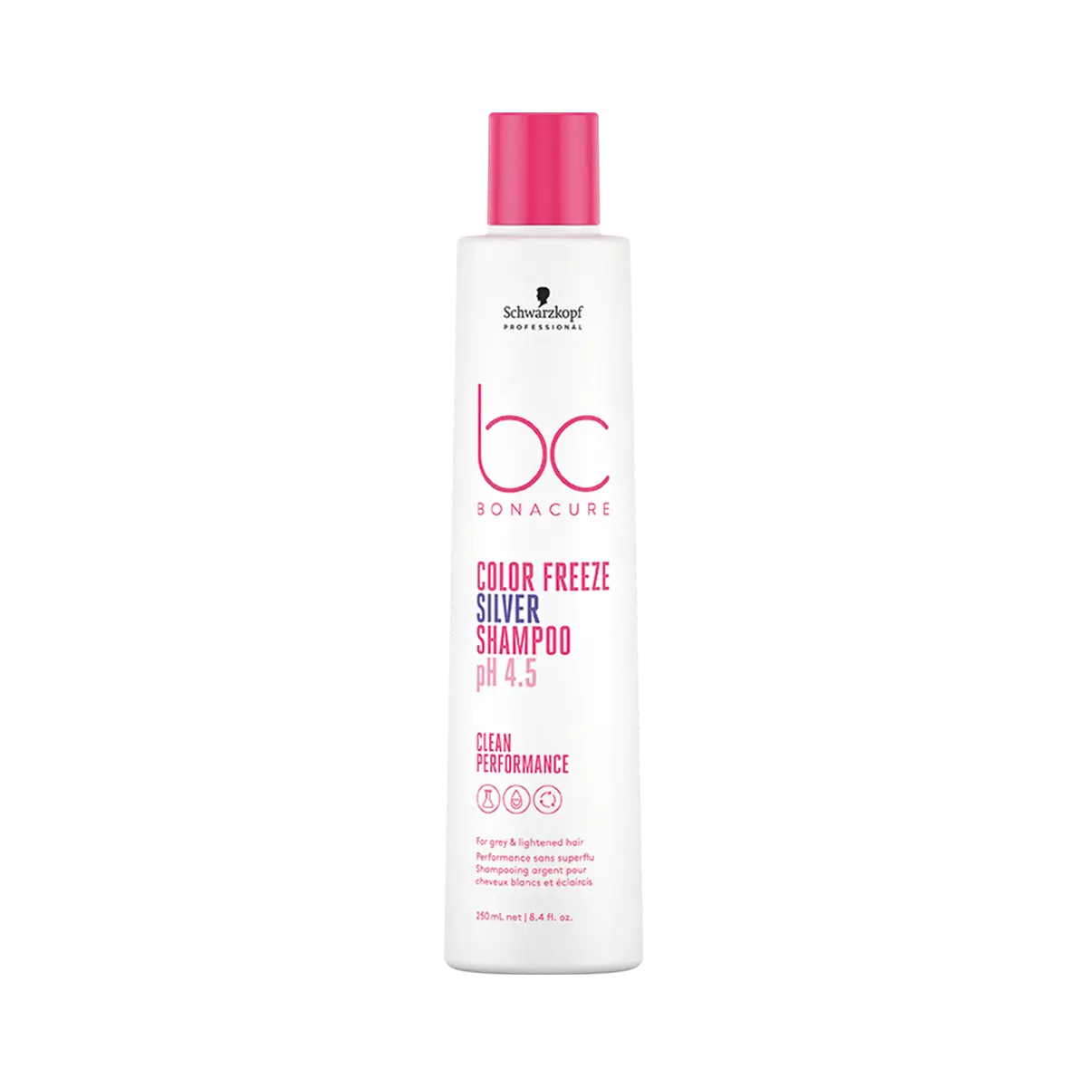 

Schwarzkopf Professional BC Color Freeze Silver шампунь для окрашенных волос холодные оттенки pH 4,5, 250 мл