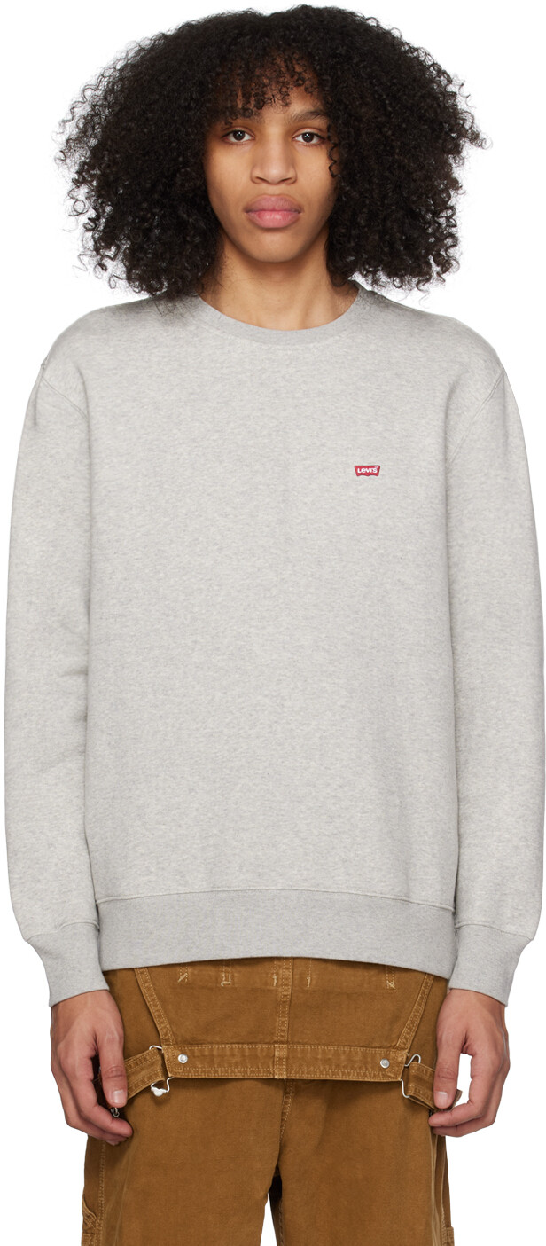 

Серый свитшот с круглым вырезом Levi's