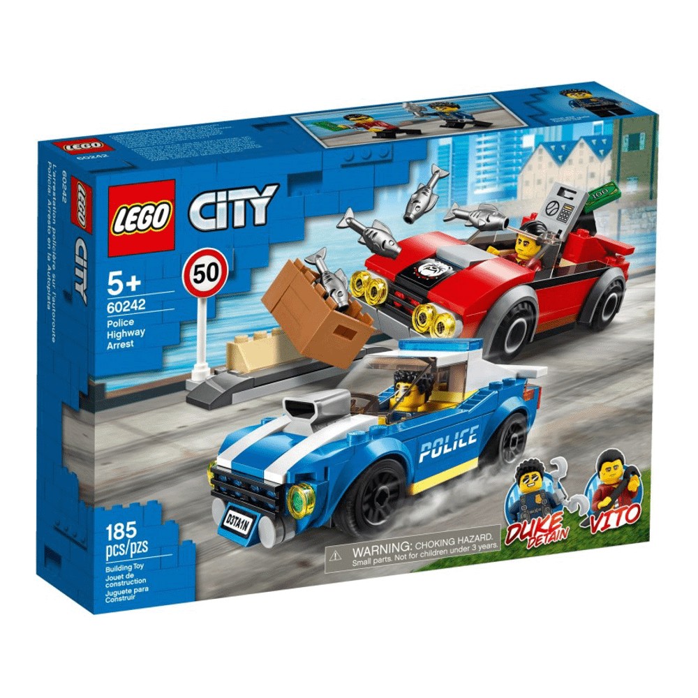 Конструктор LEGO City 60242 Арест на шоссе конструктор lego city 60208 воздушная полиция арест парашютиста
