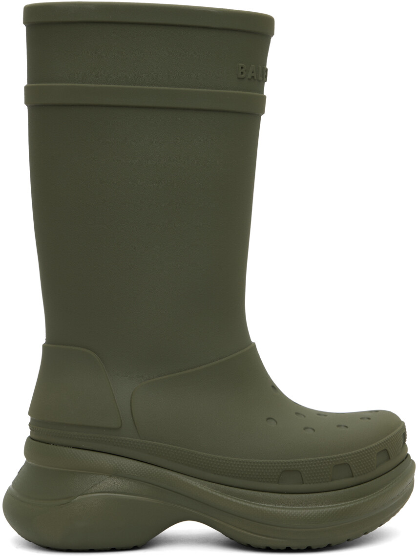 

Ботинки цвета хаки Crocs Edition Balenciaga