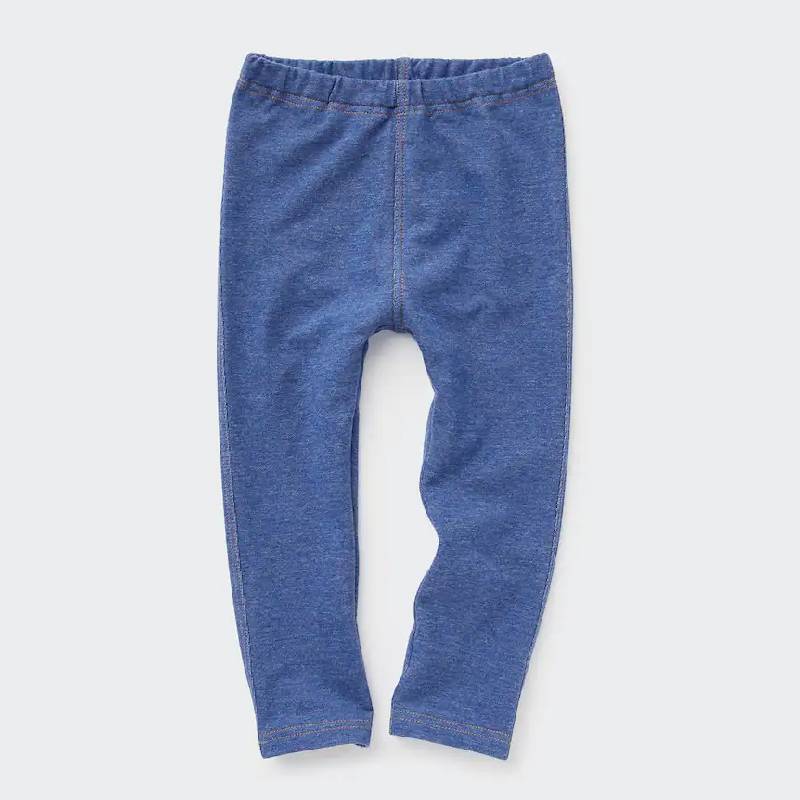 Легинсы Uniqlo Toddler Denim-Like, синий - фото