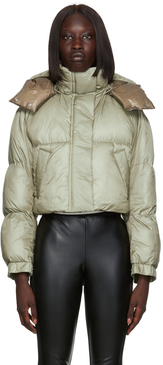

Стеганая куртка цвета хаки sacai