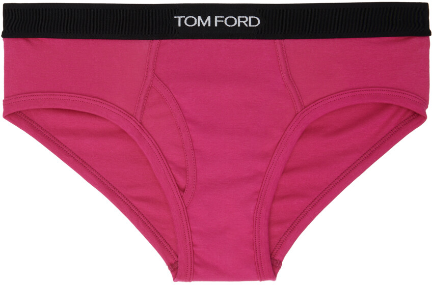 

Розовые жаккардовые трусы Hot TOM FORD