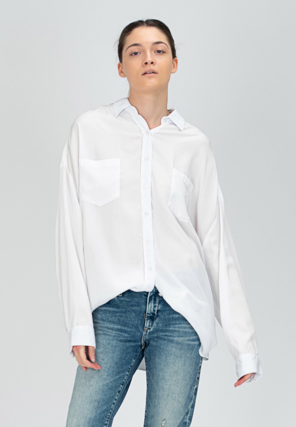 Блузка-рубашка True Religion, цвет white