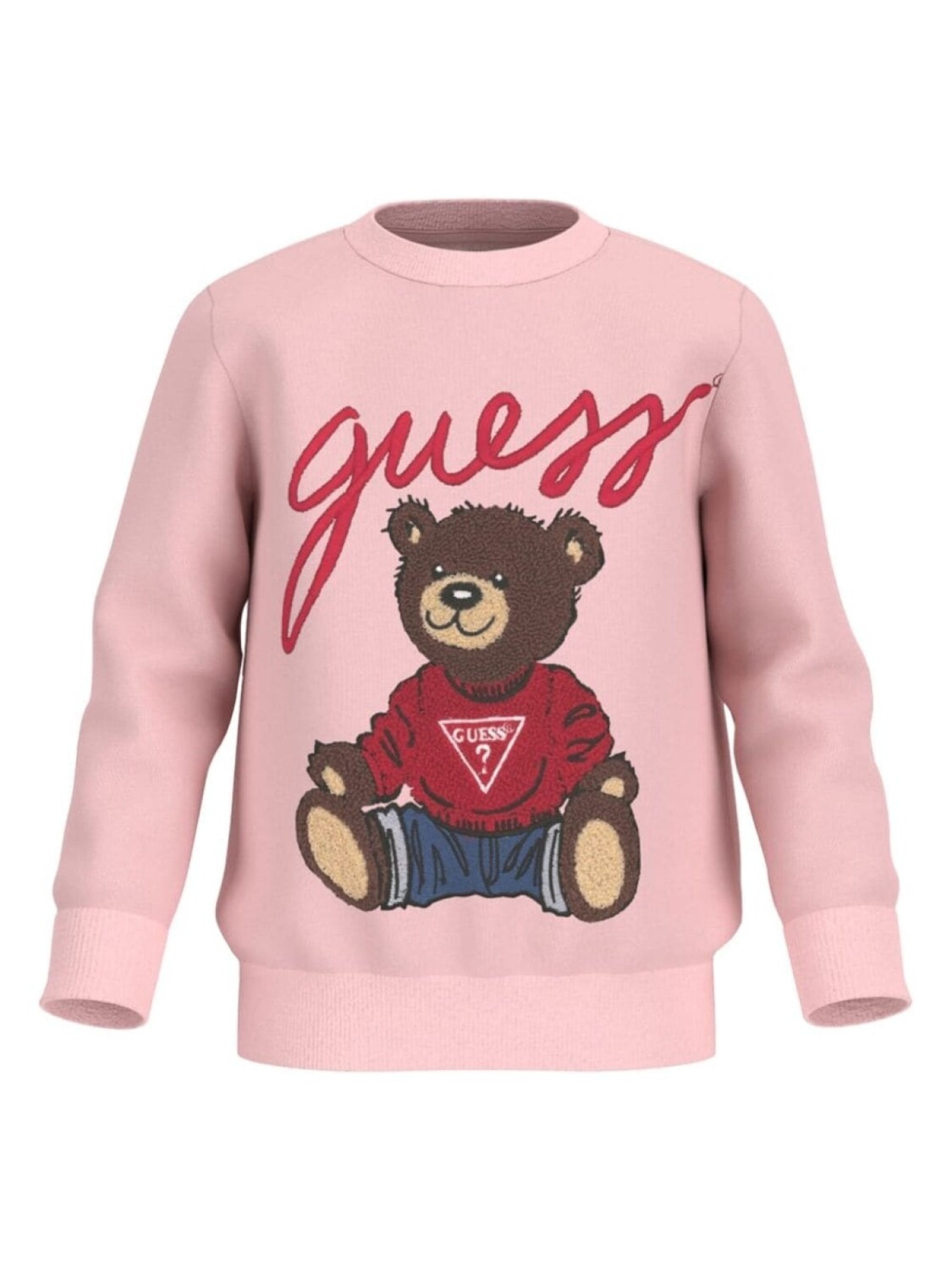 

Guess kids толстовка Guess Bear, розовый