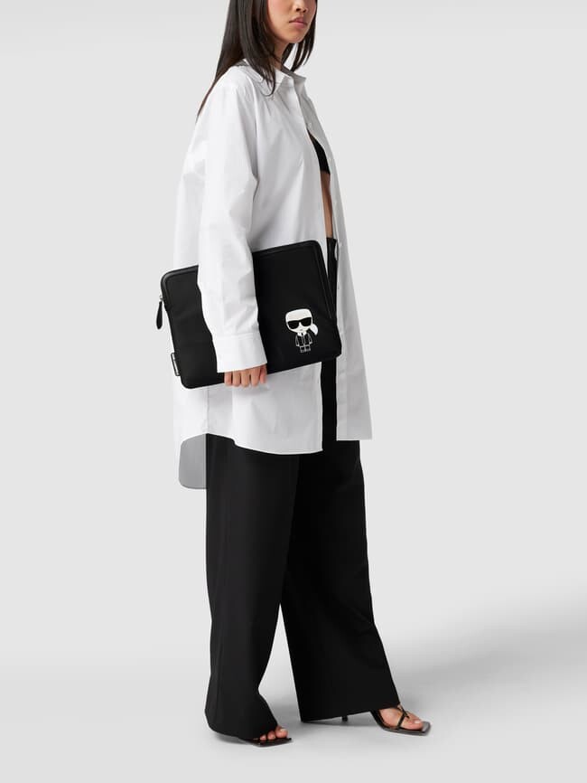 

Сумка для ноутбука с этикеткой Karl Lagerfeld, черный