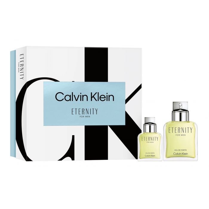 Мужская туалетная вода Eternity For Men Estuche Calvin Klein, EDT 100 ml + EDT 30 ml женская парфюмерия calvin klein eternity moment