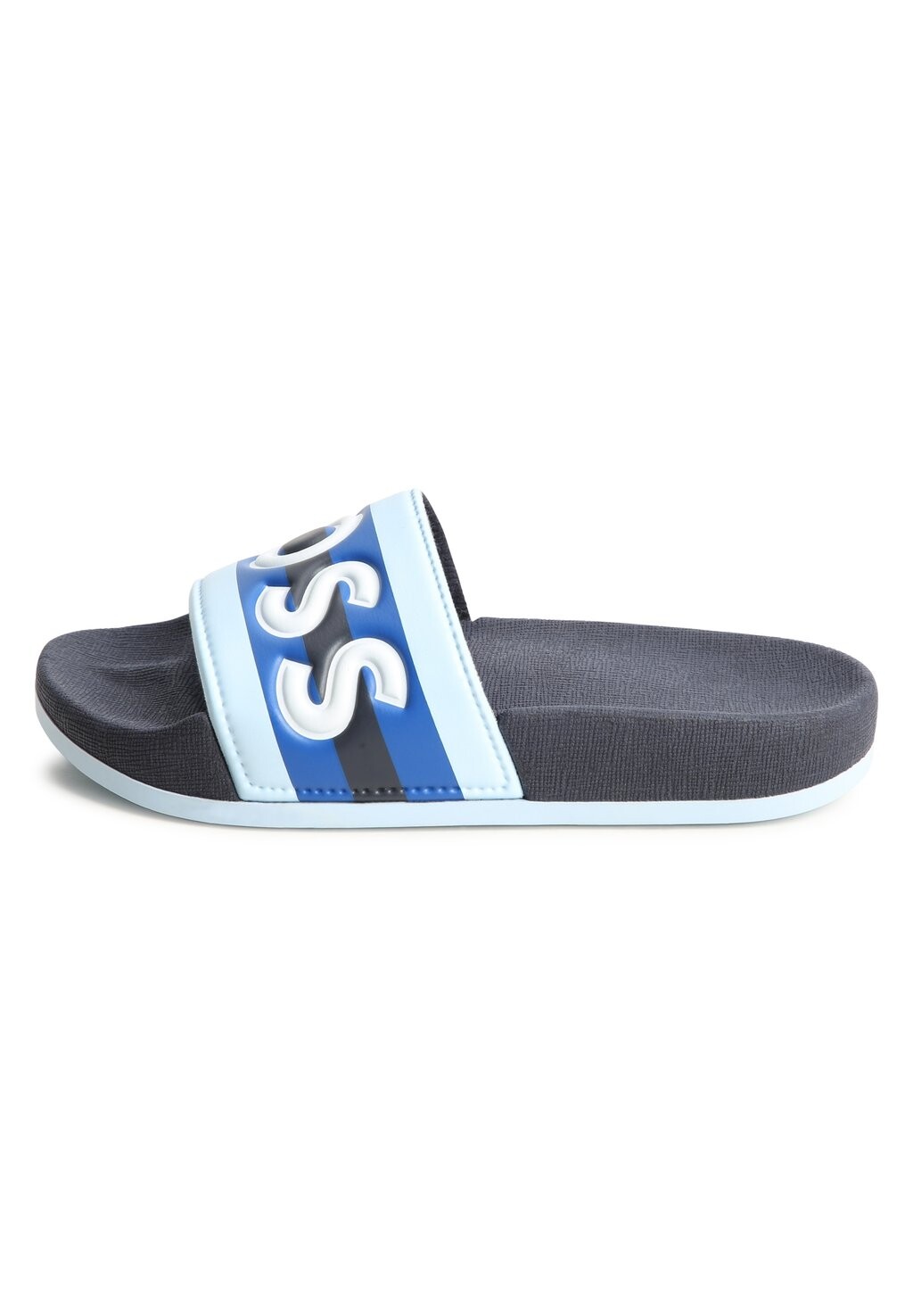 

Сандалии BOSS Kidswear, цвет bleu cargo