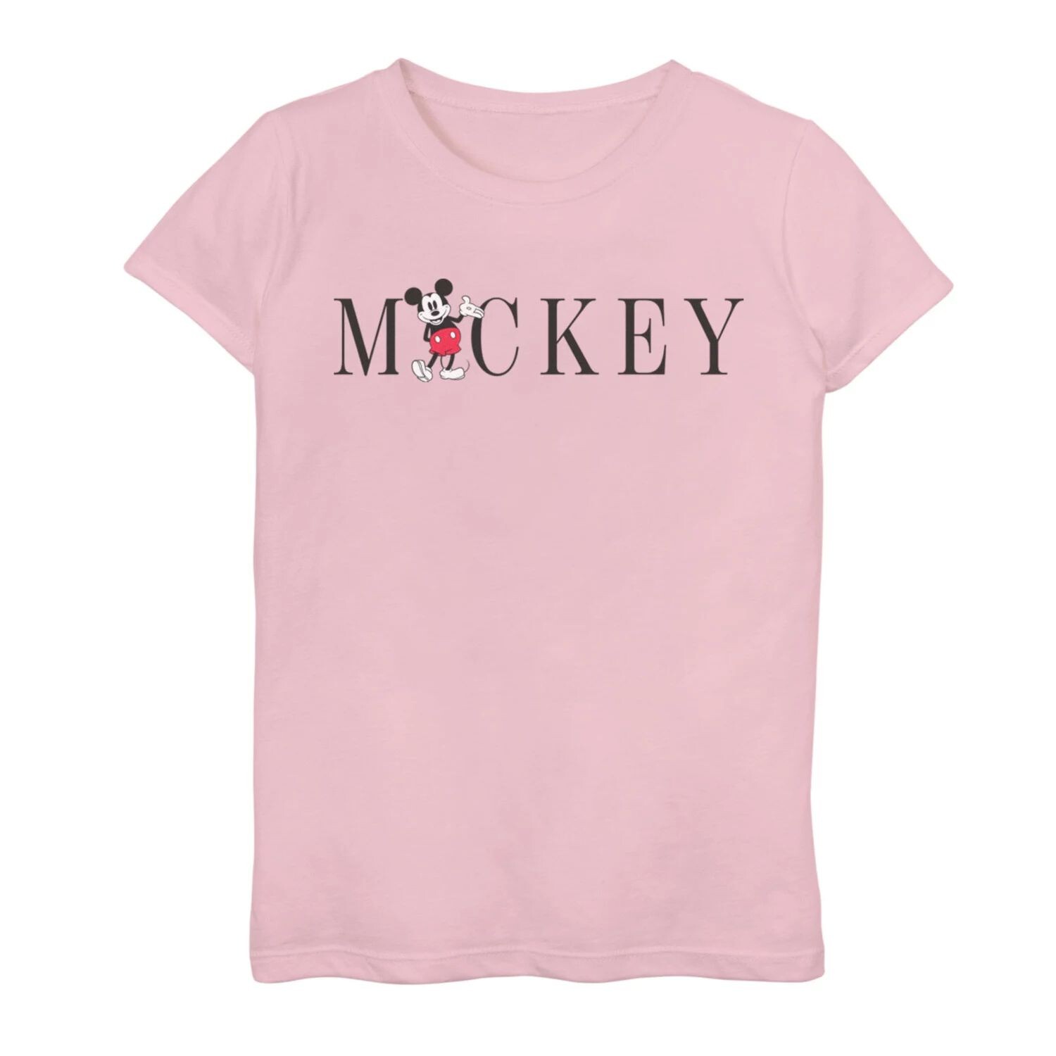 

Футболка с Микки Маусом и простым текстом для девочек 7–16 лет Disney's Mickey and Friends Disney