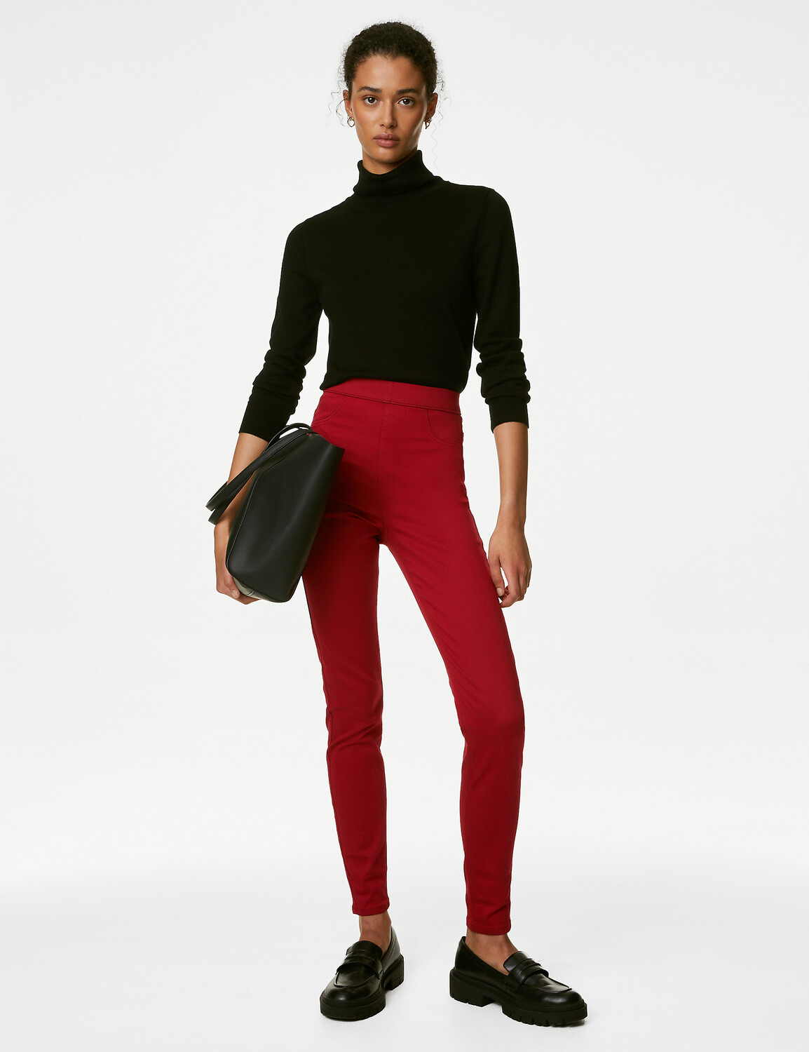 

Джеггинсы с высокой талией Marks & Spencer