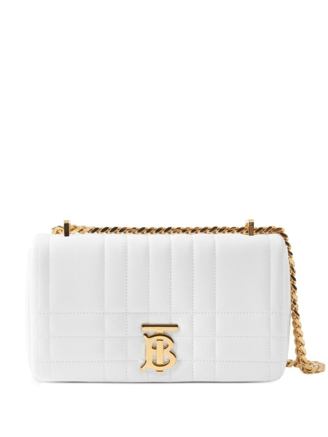 

Burberry стеганая сумка через плечо Lola, белый