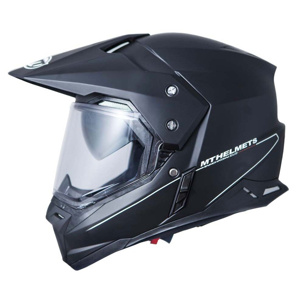 

Шлем для мотокросса MT Helmets Synchrony SV Duo Sport Solid, черный