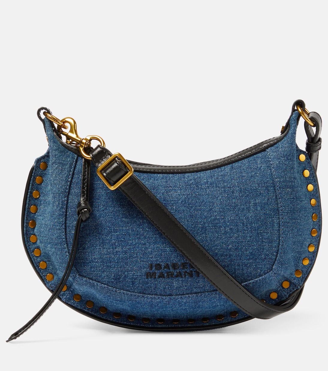 цена Oskan moon маленькая джинсовая сумка на плечо Isabel Marant, синий