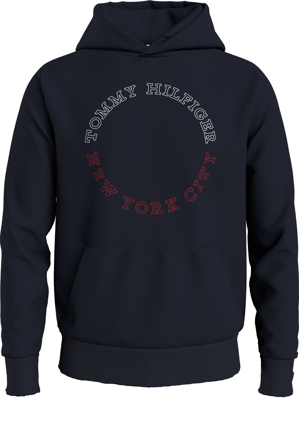 

Худи Big & Tall синего цвета с круглым логотипом Tommy Hilfiger, синий