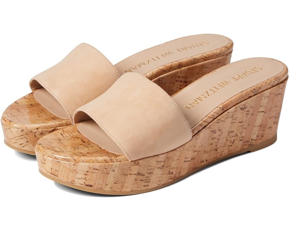 

Туфли Stuart Weitzman Summer Wedge, цвет Adobe