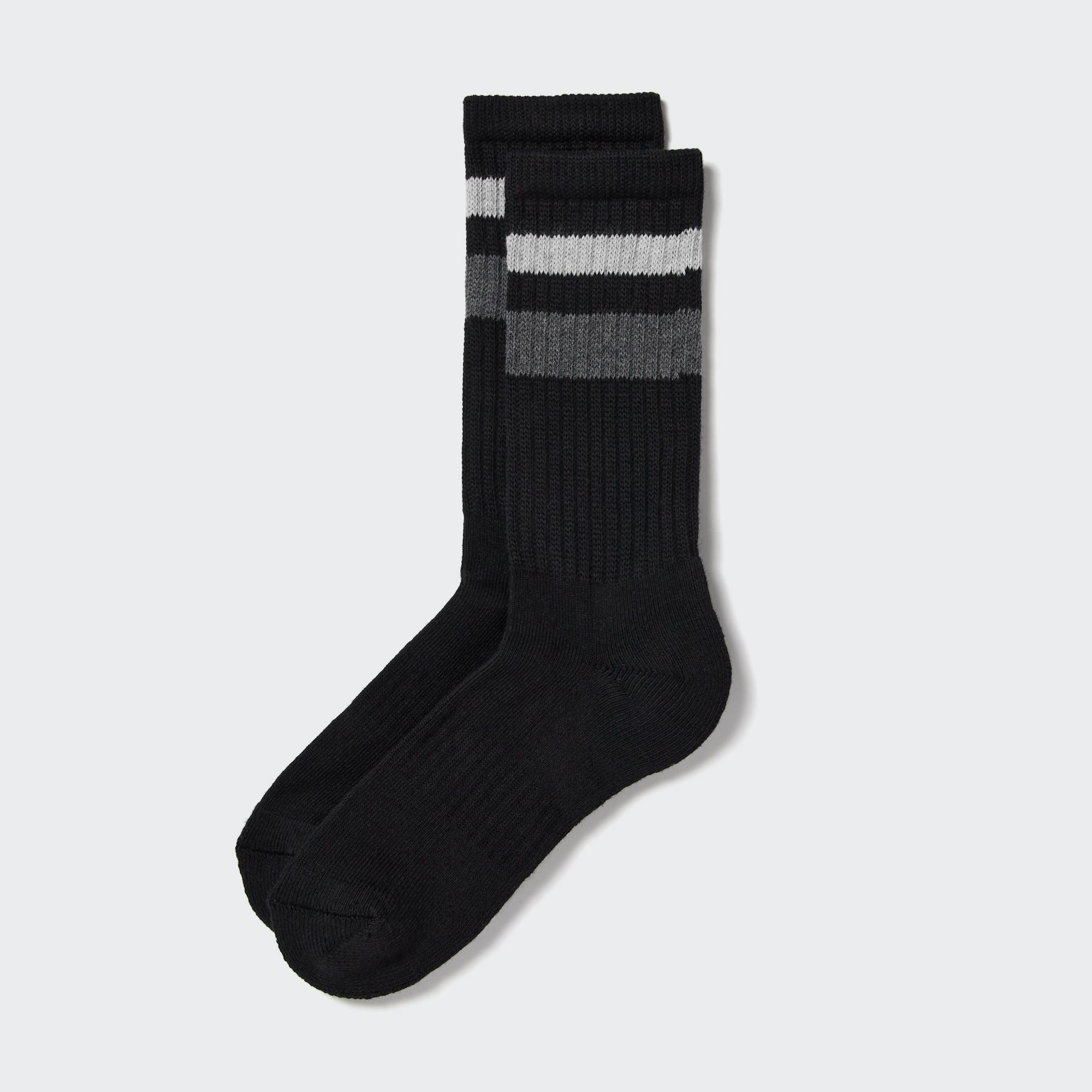 Носки с ворсом UNIQLO, черный носки с ворсом сделанные человеком черные